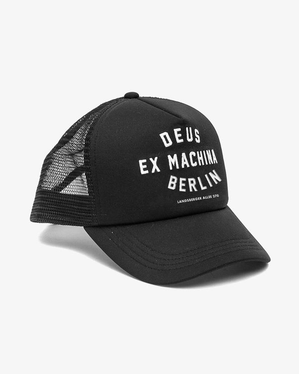 Berlin Address Trucker Hat - Black