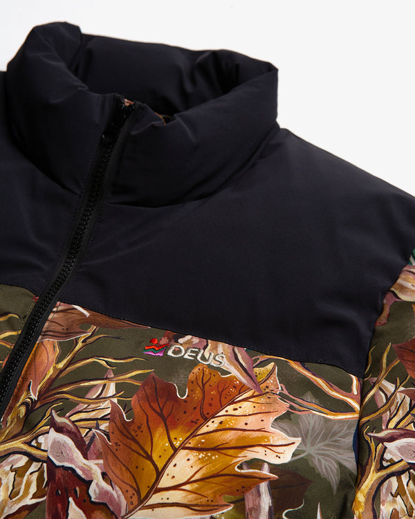Scout Puffer Jacket - Leaf Camo